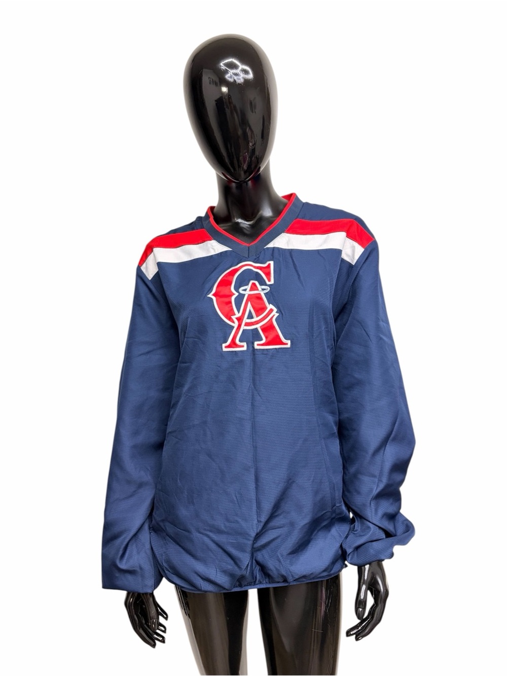 Vintage Anaheim Angels Cooperstown Collection Pullover Windbreaker